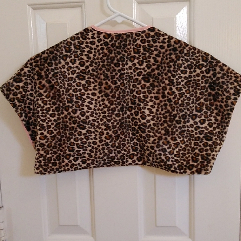 Stop Staring Pink Dress with Leopard Print Collar - Picture 10 of 10